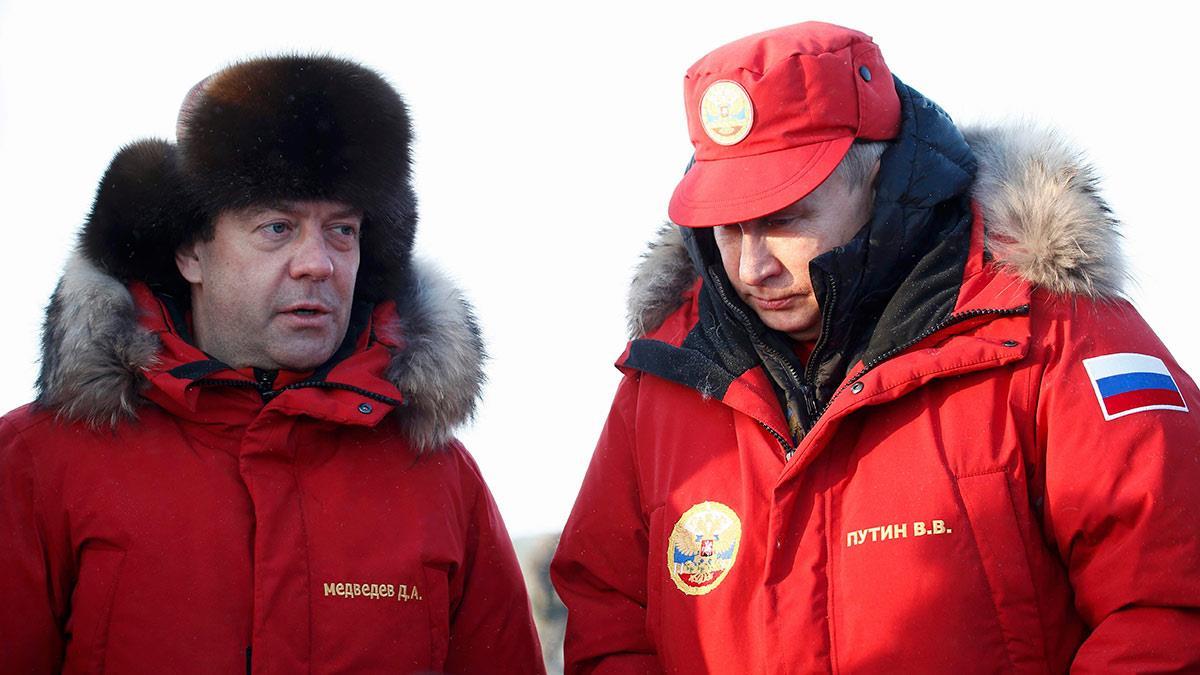 Found the same ... in the Arctic! - Dmitry Medvedev, The missing, Politics, Arctic, No more pouring, Connoisseur