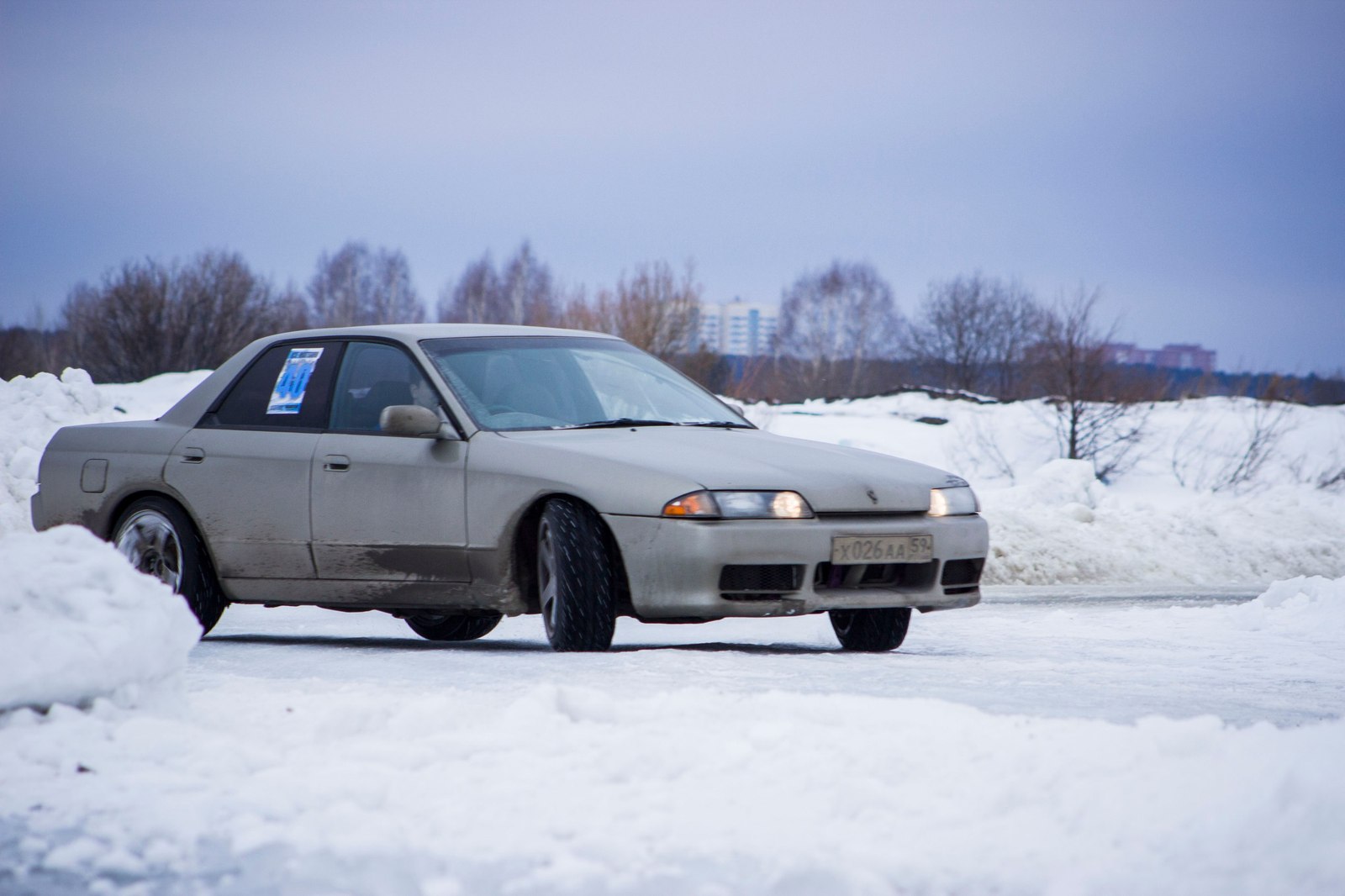 Long term construction on Ice Matsuri - My, Nissan skyline, , Competitions, Longpost