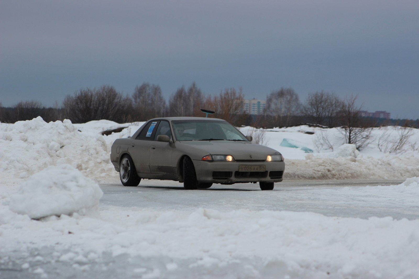 Long term construction on Ice Matsuri - My, Nissan skyline, , Competitions, Longpost