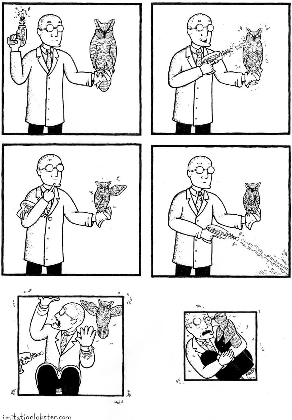 Be careful with the Reducer! - Comics, Scientists, , Frame, Imitationlobster