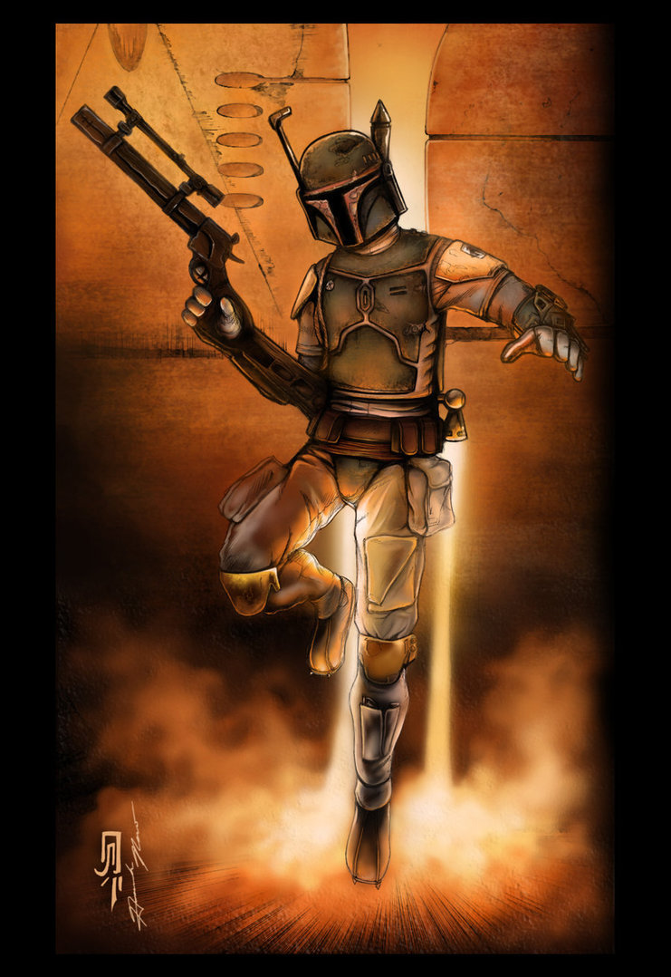 More Boba Fett - Star Wars, Art, Longpost