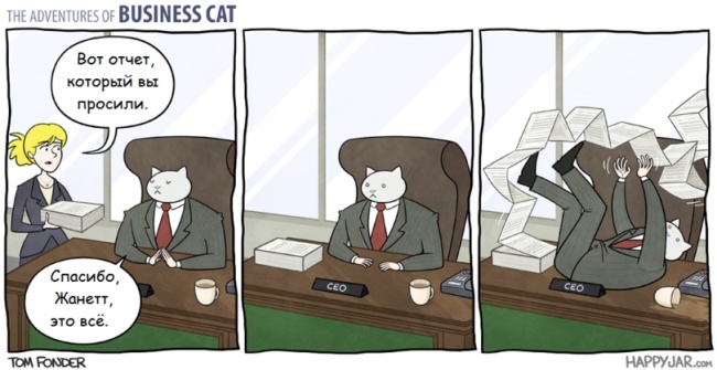 businessman cat - Business cat, Comics, Longpost, cat