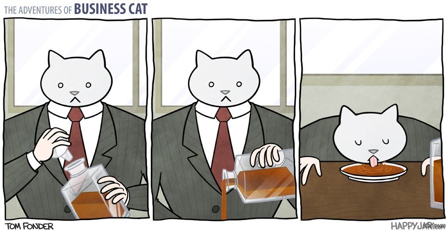 businessman cat - Business cat, Comics, Longpost, cat