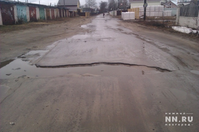 Дорога в Нижнем Новгороде развалилась спустя полгода после ремонта - Нижний Новгород, ЖКХ, Российские дороги, Плохие дороги, Новости, Длиннопост