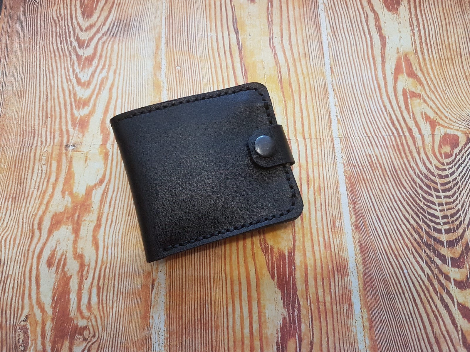 Trying to make a normal wallet. - My, Leather, Leather, Needlework, With your own hands, Wallet, Longpost