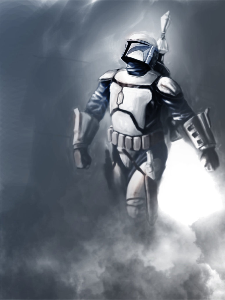 Mighty Jango Fett - Star Wars, Art, Longpost