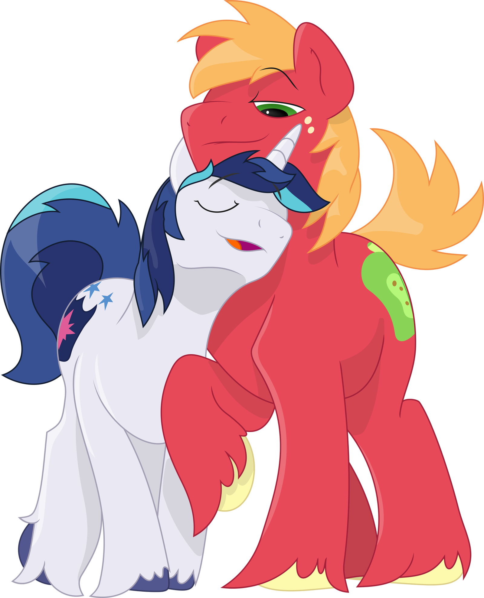 ShiningMac - My little pony, MLP gay, , Big Macintosh, Shining armor, Shipping