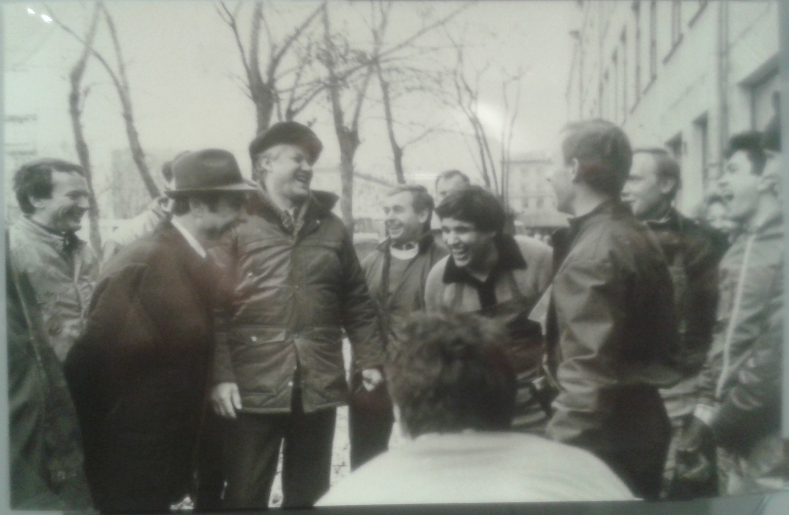 An old photo of Yeltsin (Ekb, Eltsin Center) looks like that meme with gentlemen - My, Yeltsin, Boris Yeltsin, Gentlemen, Old photo, Collapse