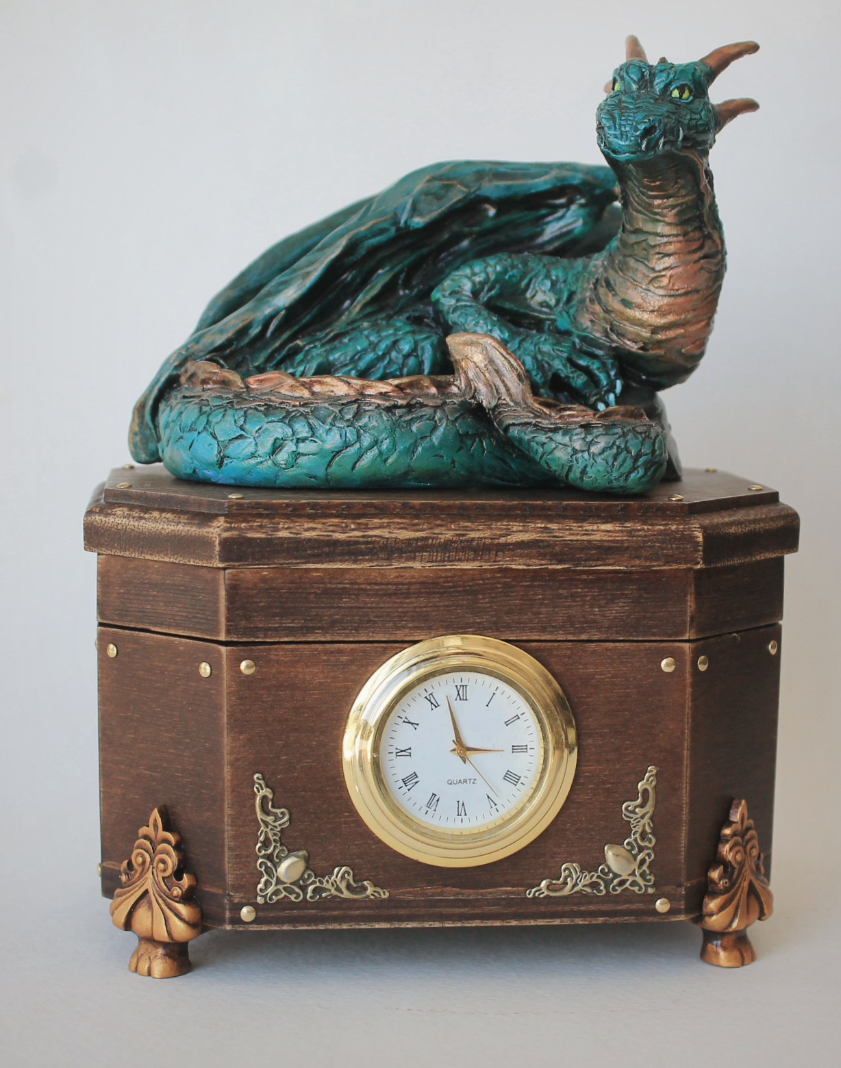 Winged Friday) - My, The Dragon, , Casket, Handmade, With your own hands, My, Longpost