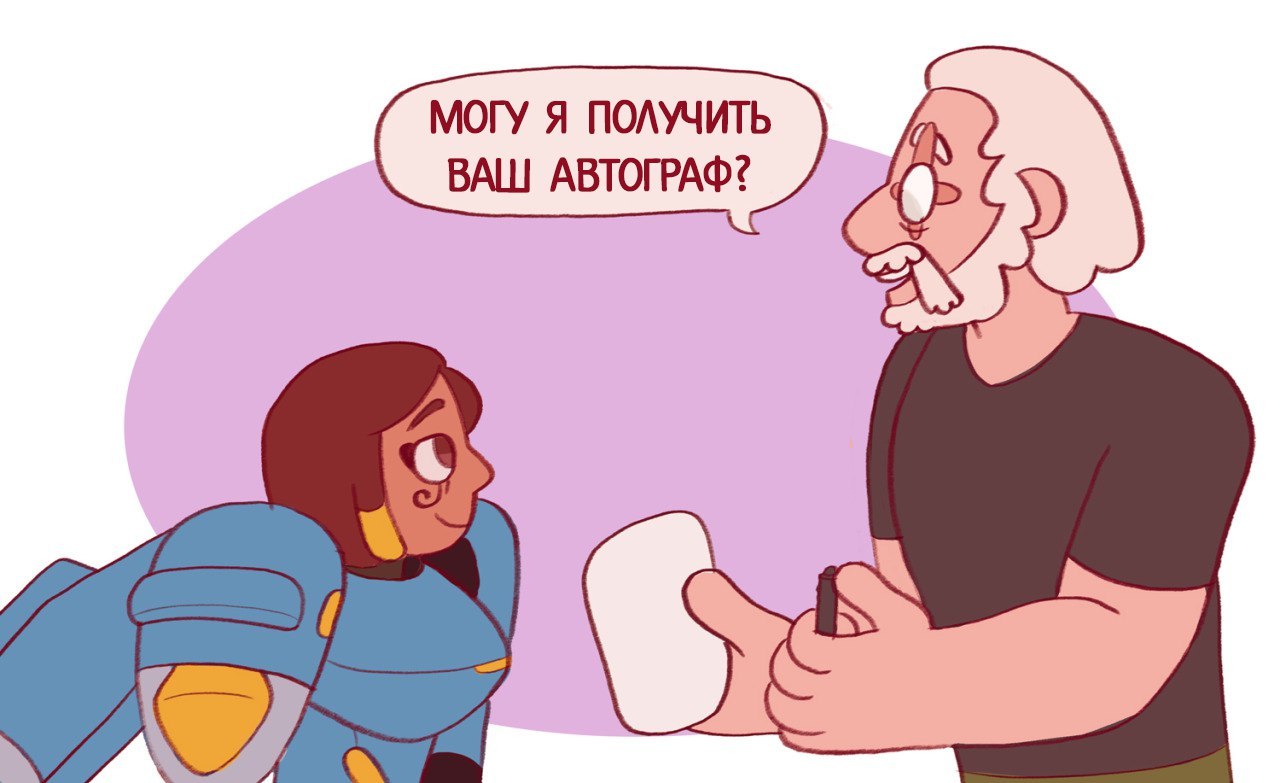 Fan - My, Overwatch, Pharah, Reinhardt, , Reinhardt, Longpost, Comics