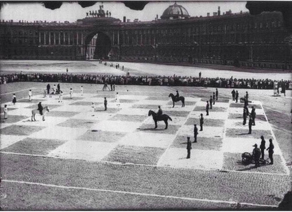 Live chess, Leningrad, 1924. - Chess, the USSR, Story