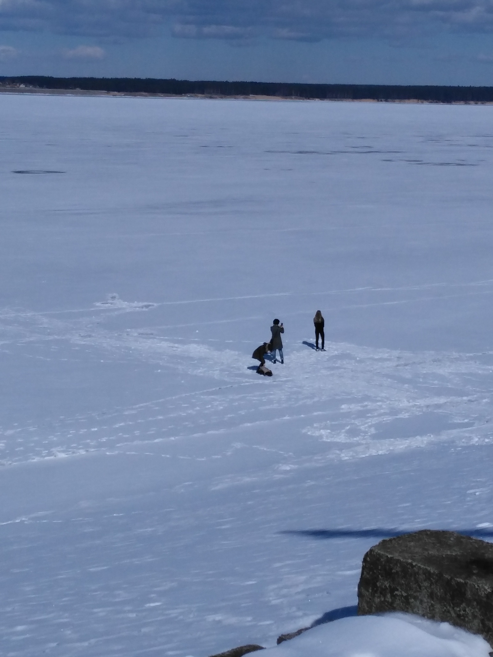 Spring Fever. In pursuit of likes. - My, Ice, TP, Spring, Volga river