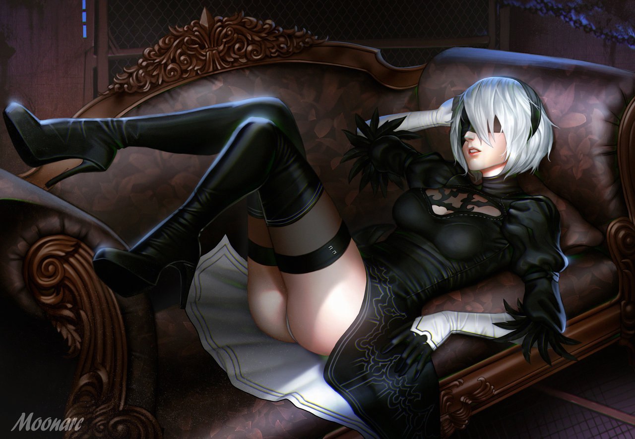 Nier - NSFW, NIER Automata, NIER, Игры, Аниме, Anime Art, Длиннопост