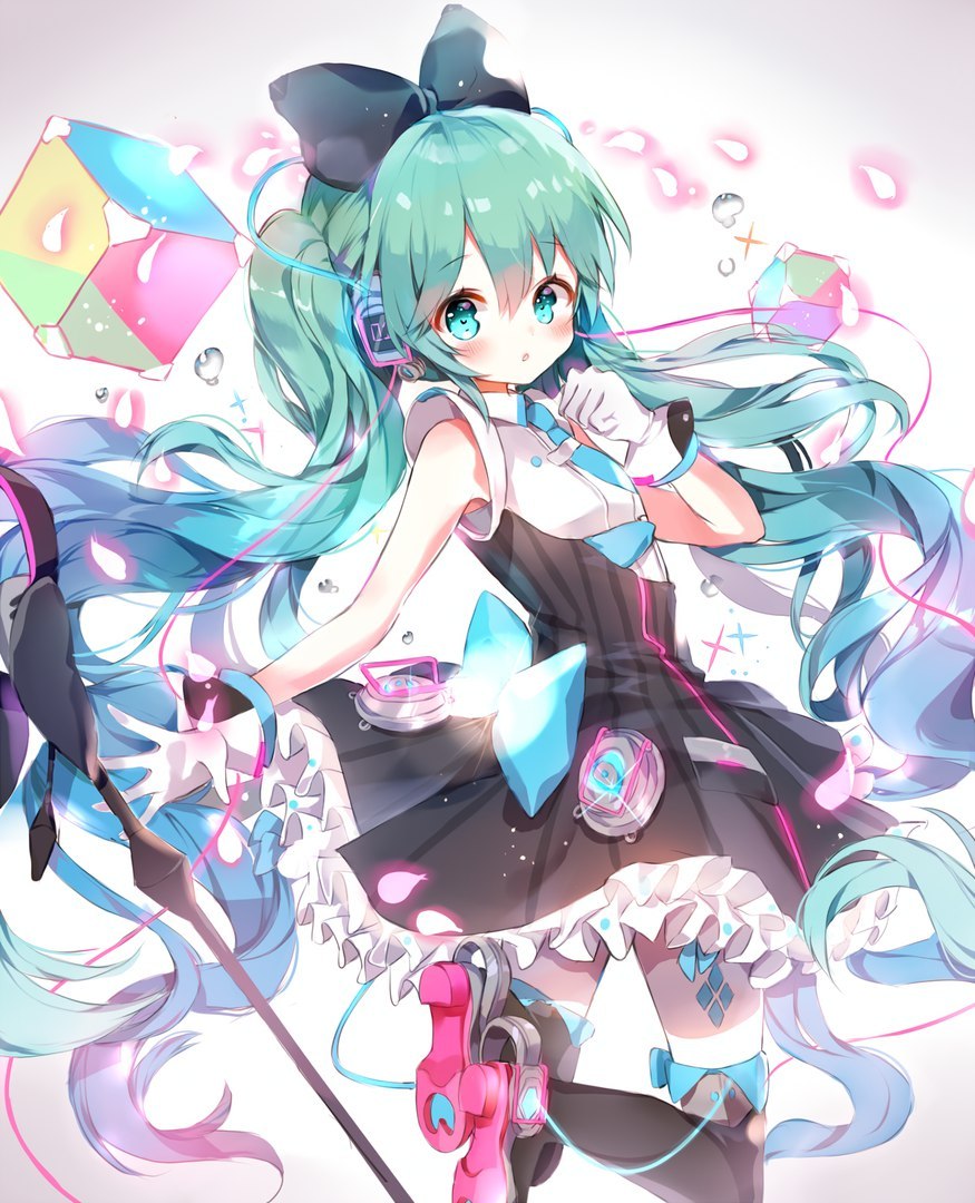 Hatsune Miku - Аниме, Vocaloid, Hatsune Miku, Anime Art, Длиннопост