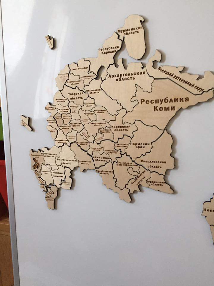 Magnetic map of Russia - Magnets, Cards, Russia, Longpost