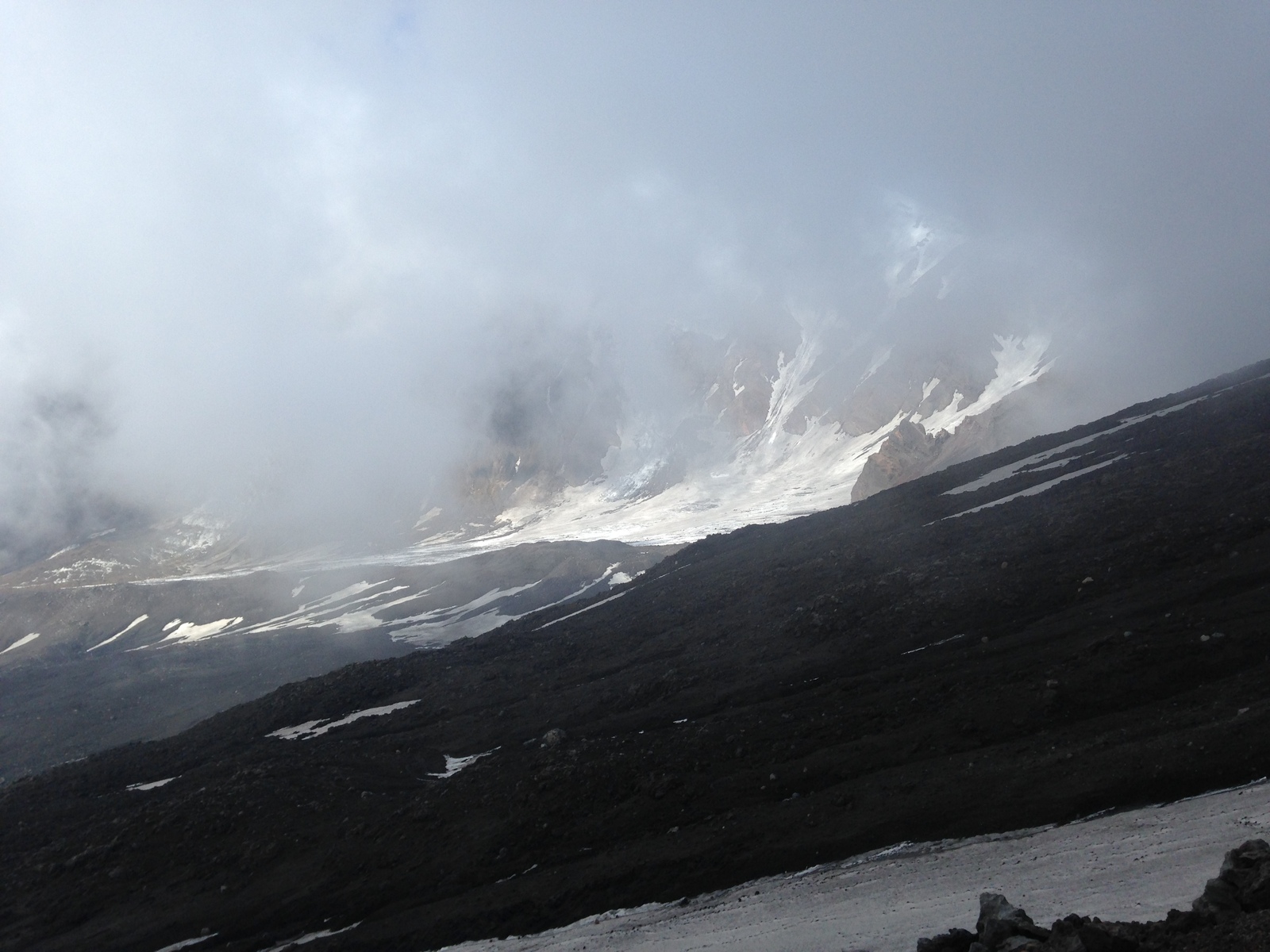 flat tolbachik - My, Volcanoes of Kamchatka, Travels, Longpost, Volcano