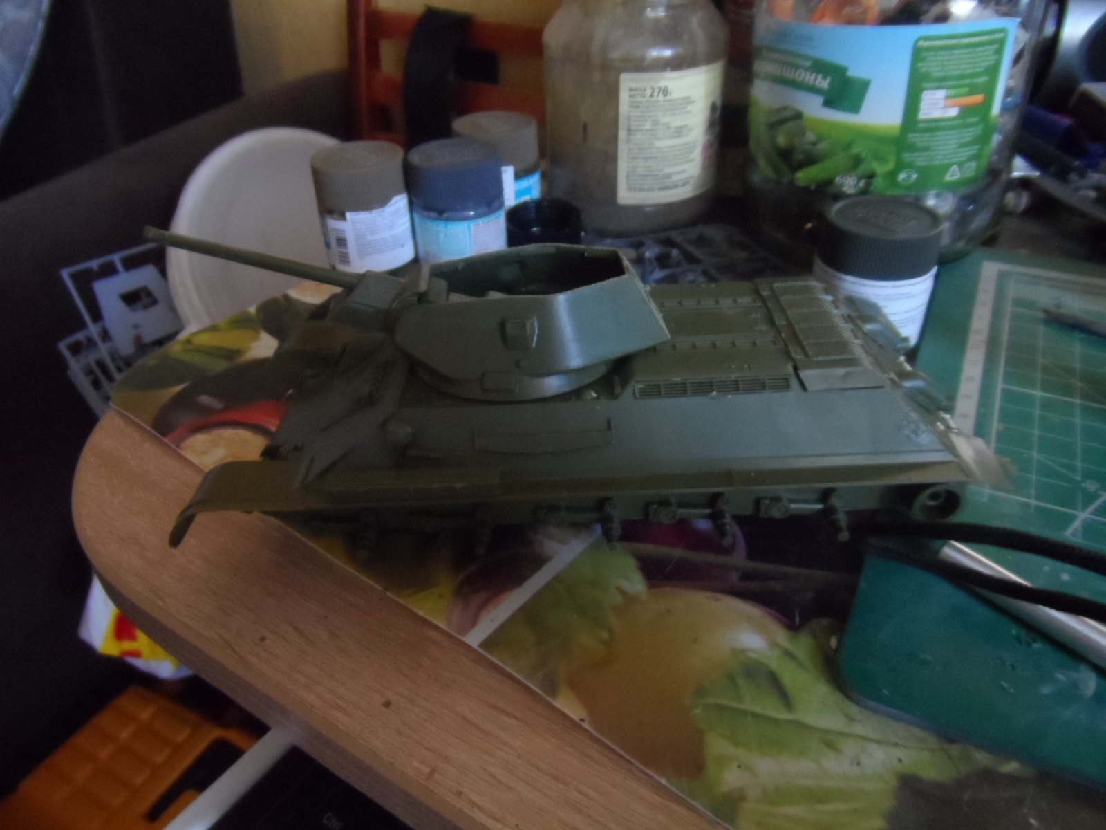 T-34/76 mod. - My, Tanks, Modeling, T-34-76, The Great Patriotic War, Longpost