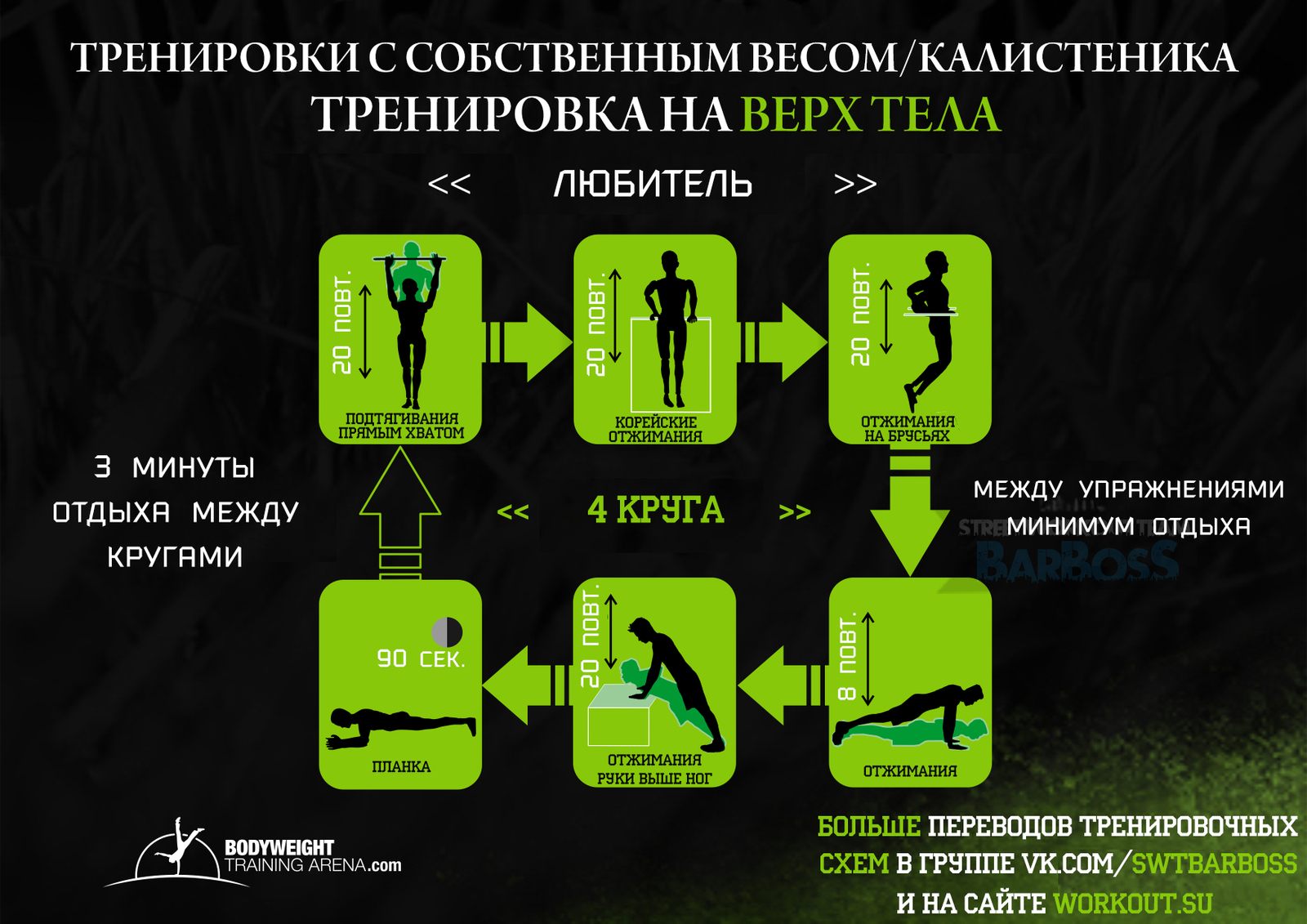 Переводы тренировочных программ от Body Weight Train Arena | Пикабу