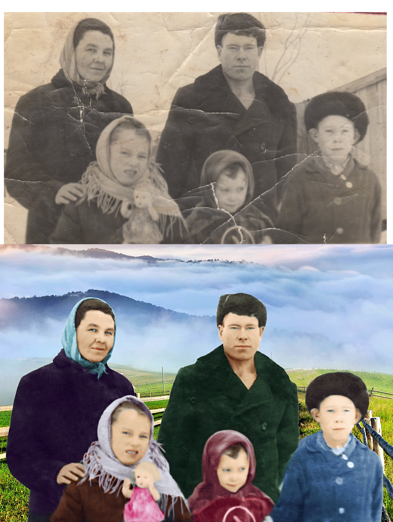 I will restore photos, inexpensively, I also translate black and white photos into color. - My, Photo restoration, , Colorization, Longpost