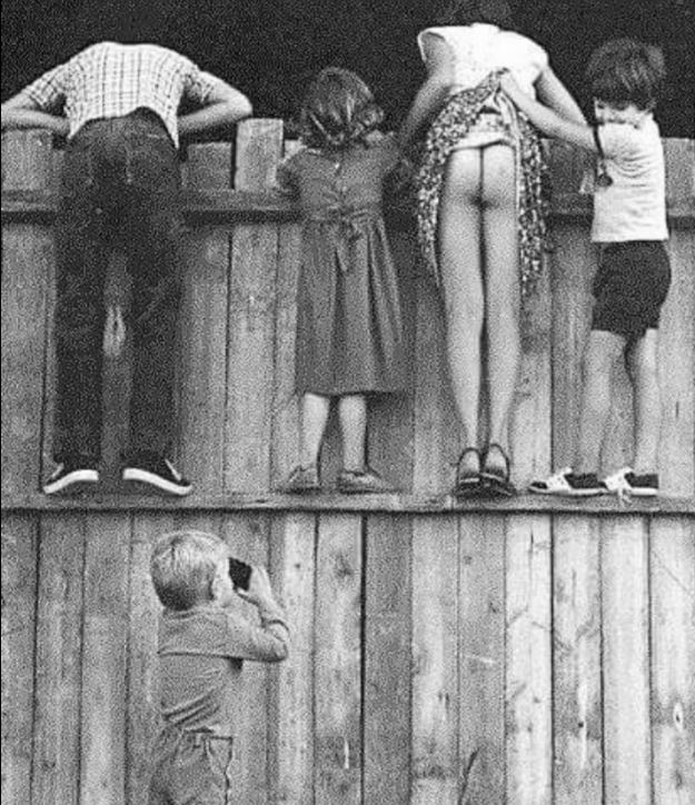 Small but already a man - NSFW, The photo, Children, Black and white, Girls, Men