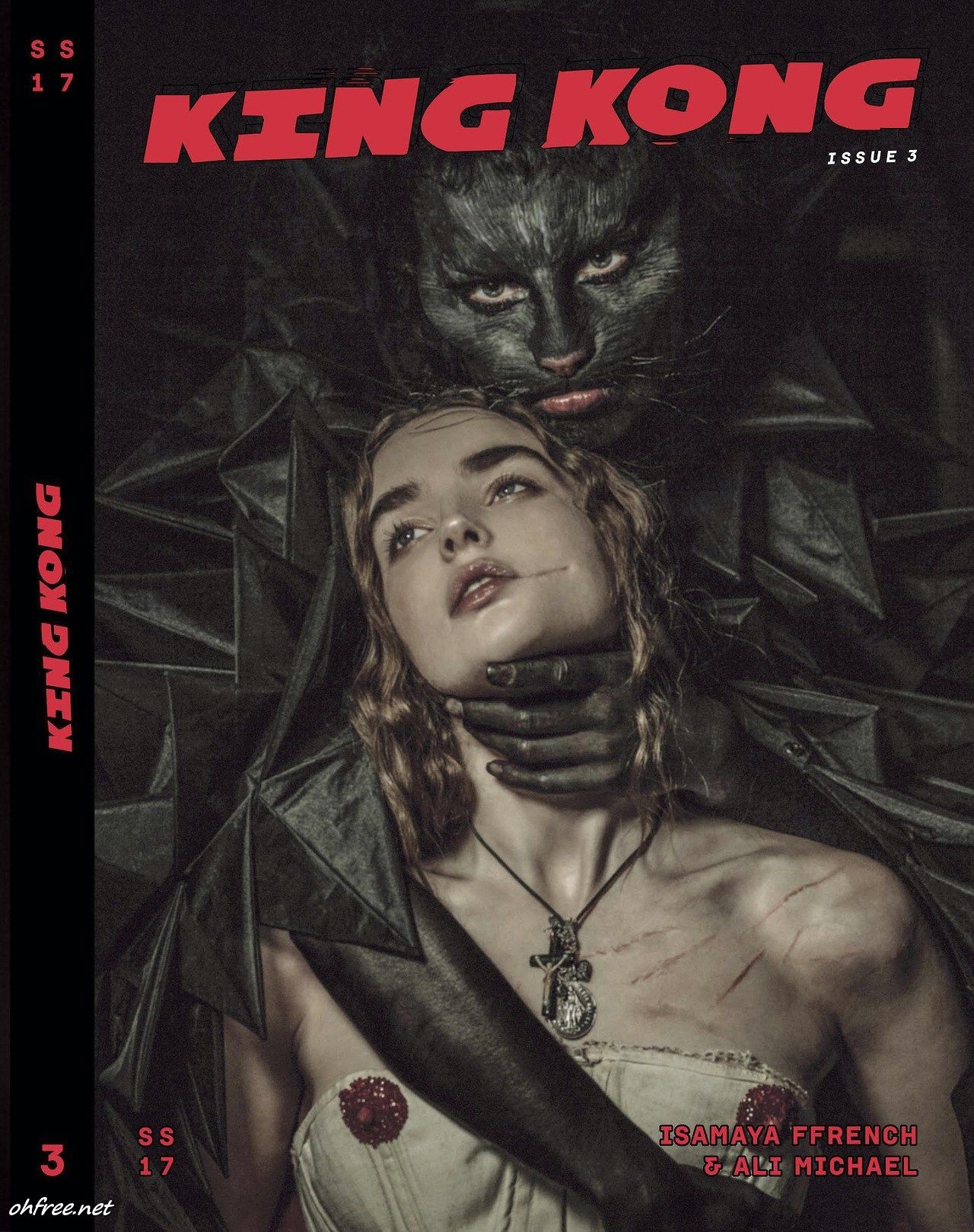 Ali Michael and Isamaya Ffrench for King Kong Magazine #3 (Spring/Summer 2017) - NSFW, Ali Michael, Isamaya Ffrench, King Kong Magazine, Длиннопост