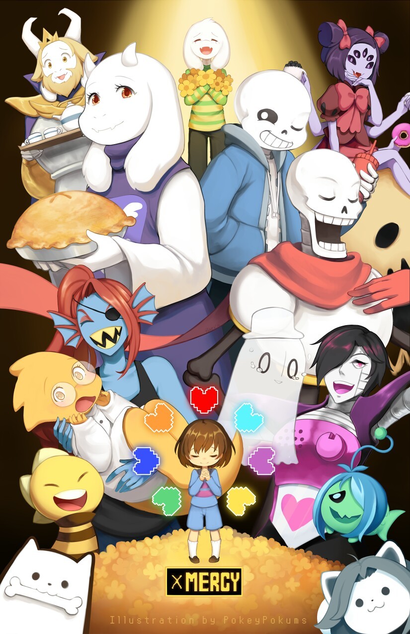 UNDERTALE - , Chara, Undertale, Longpost, Frisk