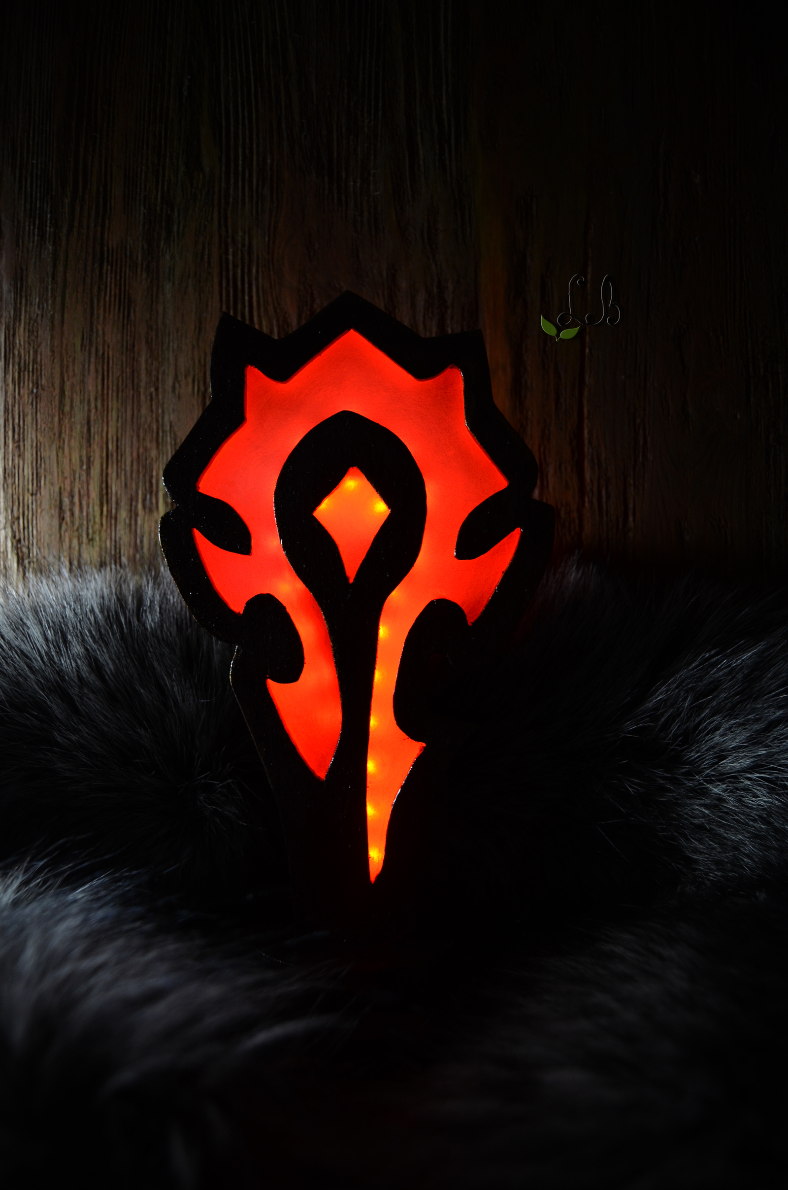 For the Horde! - My, Longpost, Warcraft, Horde, Handmade, Craft, Lamp, Лампа, Loktarogar