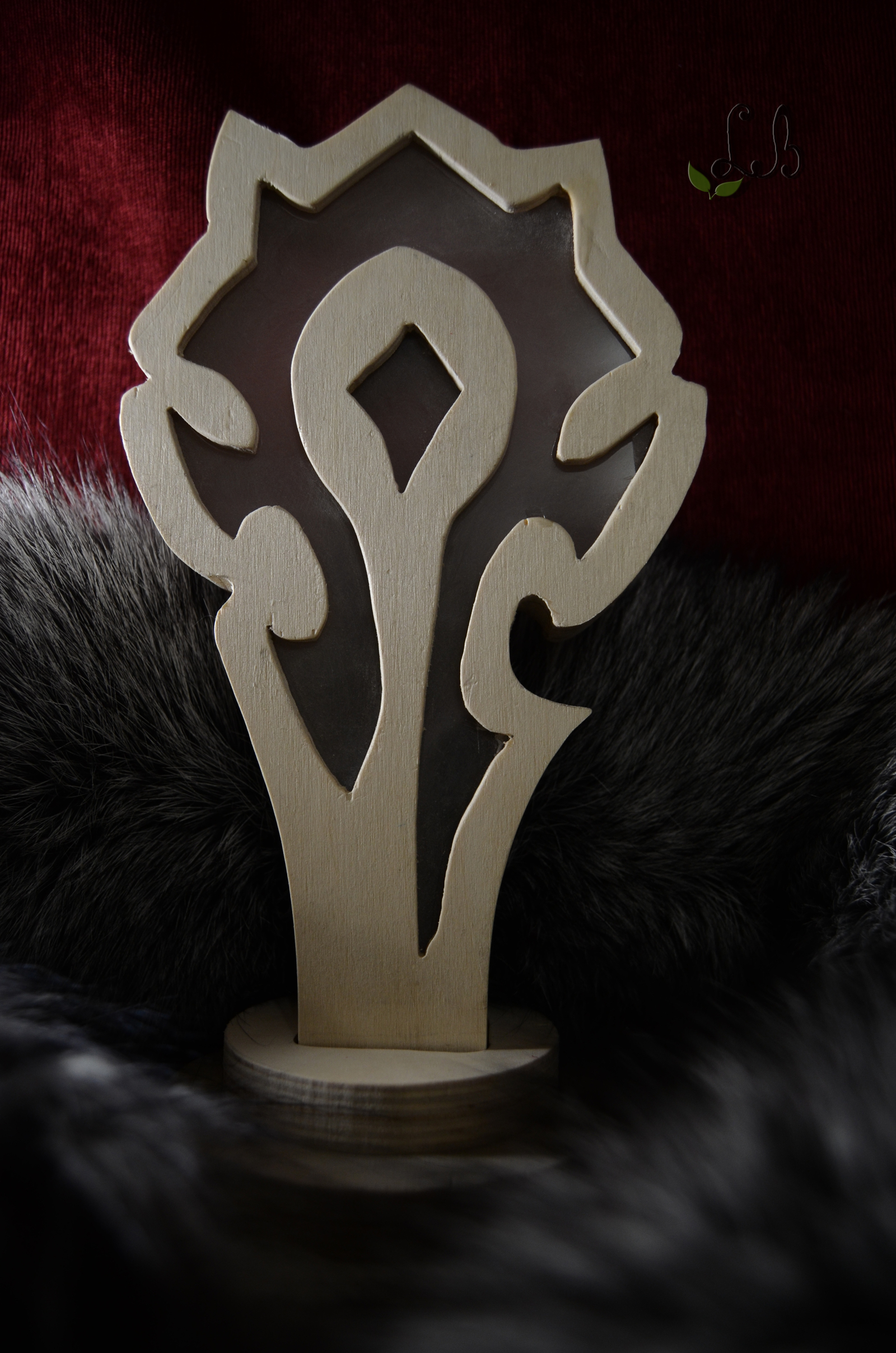 For the Horde! - My, Longpost, Warcraft, Horde, Handmade, Craft, Lamp, Лампа, Loktarogar