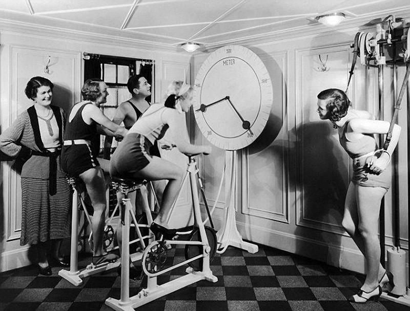 Women's fitness at the beginning of the 20th century. - Fitness, 20th century, Girls, Longpost