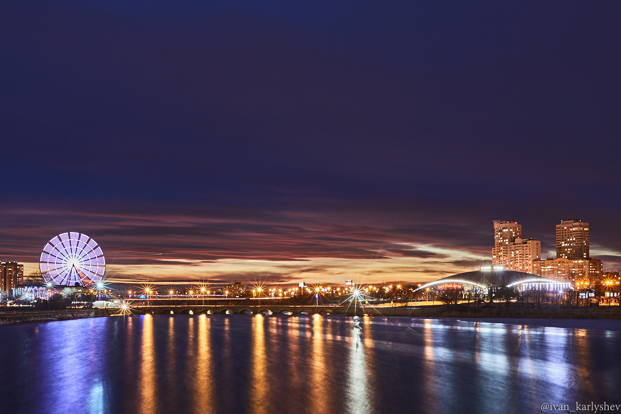 A bit of Chelyabinsk sunset - My, Sunset, Chelyabinsk, Landscape