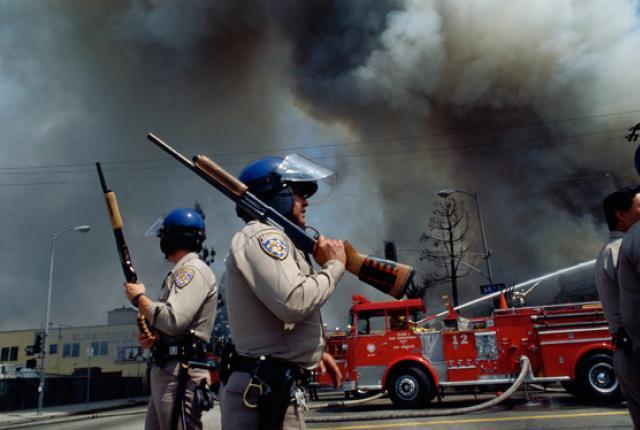 Los Angeles 1992 - Longpost, The photo, America, Los Angeles, Disorder