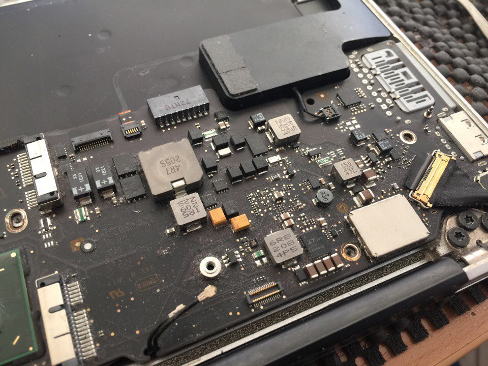 Another unrecoverable Macbook Air leak - My, Apple, Macbook, Repair of equipment, Water, Filled, , , Cleaning, Longpost