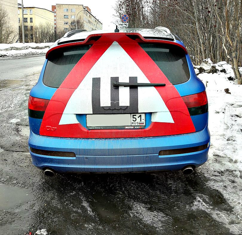 The reaction of Murmansk residents to the introduction of a fine for the absence of a sticker - Sign of the SPIKE, Murmansk, GOST, Traffic rules