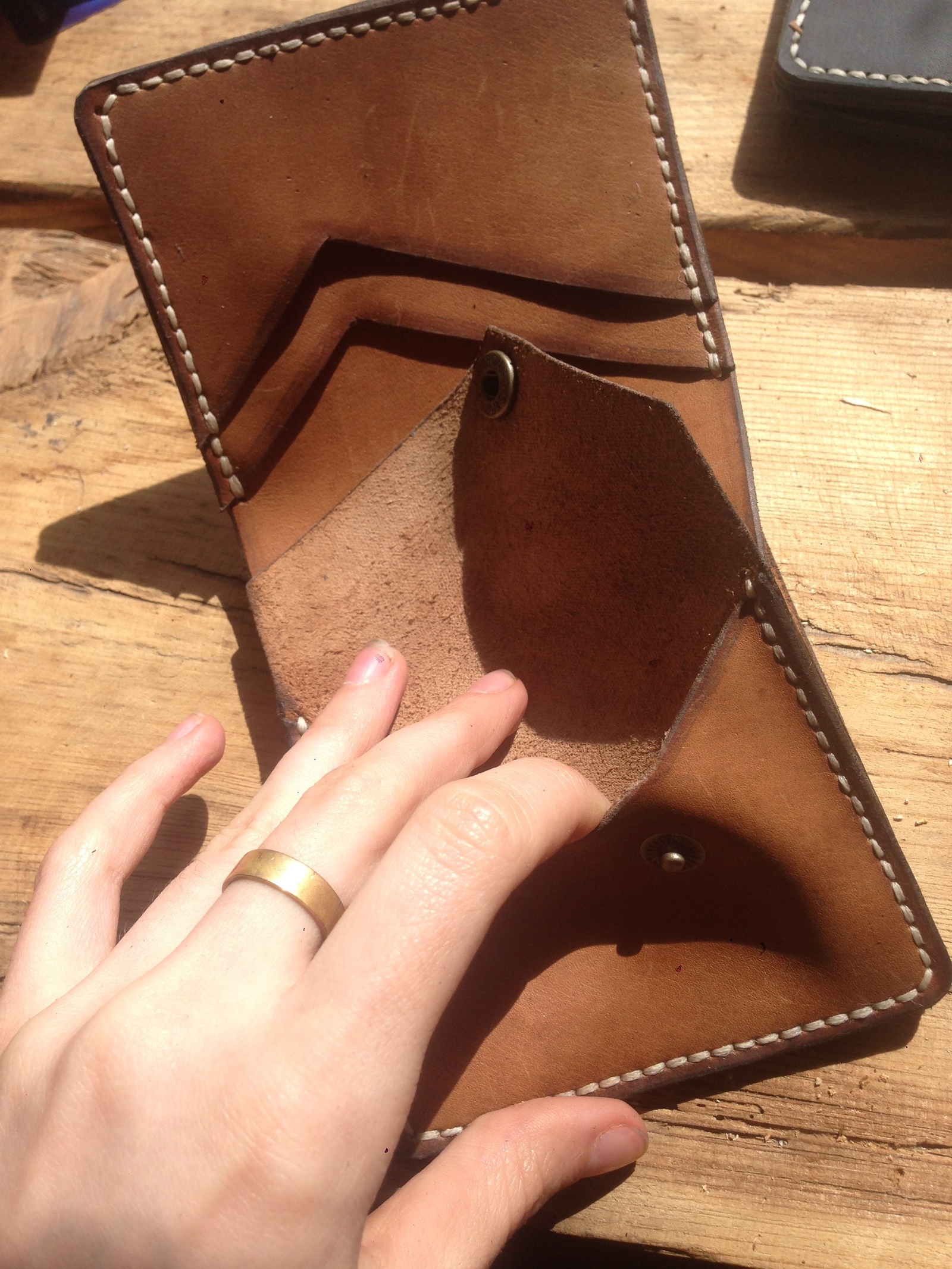 Profession costs and new wallets) - My, Leather, Leather, Leather craft, Handmade, Handmade, Wallet, Hello reading tags, Longpost, Leather products