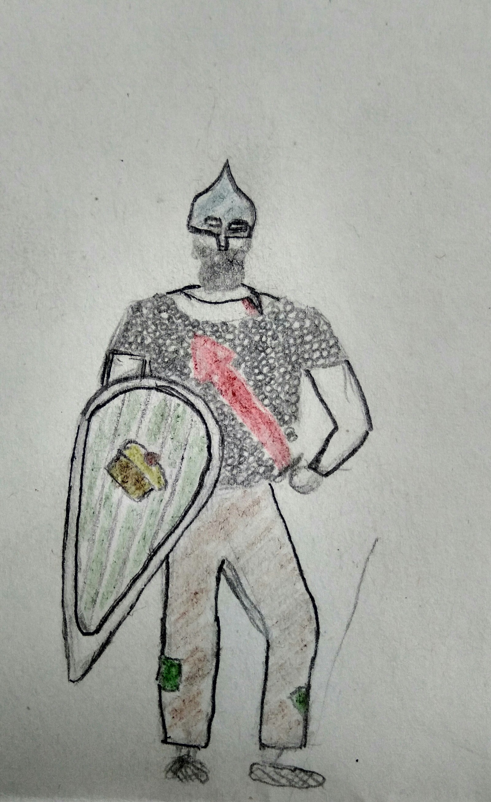 Vityaz fresh - My, Drawing, Knight, Knights of the Fresh, The rescue