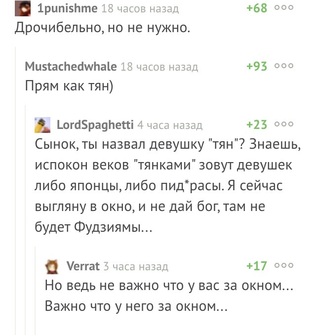 Это уже неважно - Комментарии, Пикабу, Тян, Япония, Фудзияма