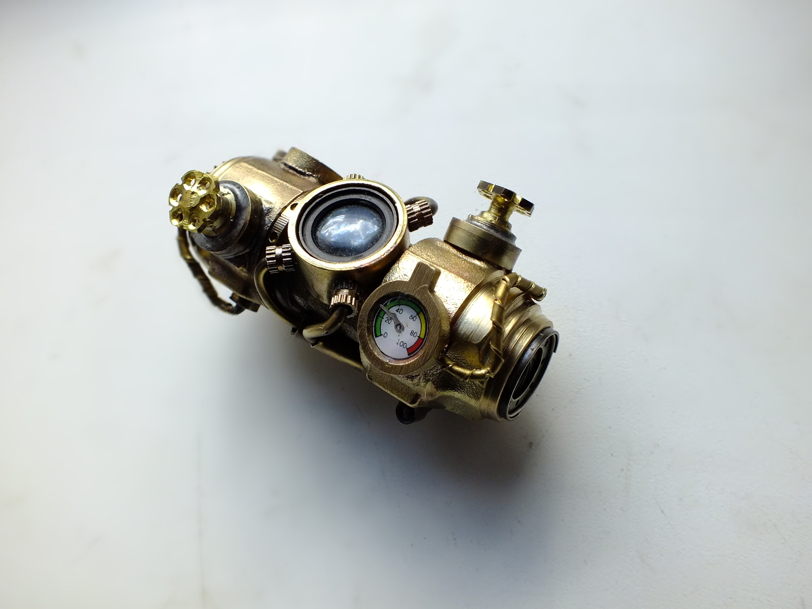 Diesel cyber steampunk flash drive))) - My, Flash drives, Dieselpunk, Steampunk flash drive, Cyberpunk, , Video, Longpost