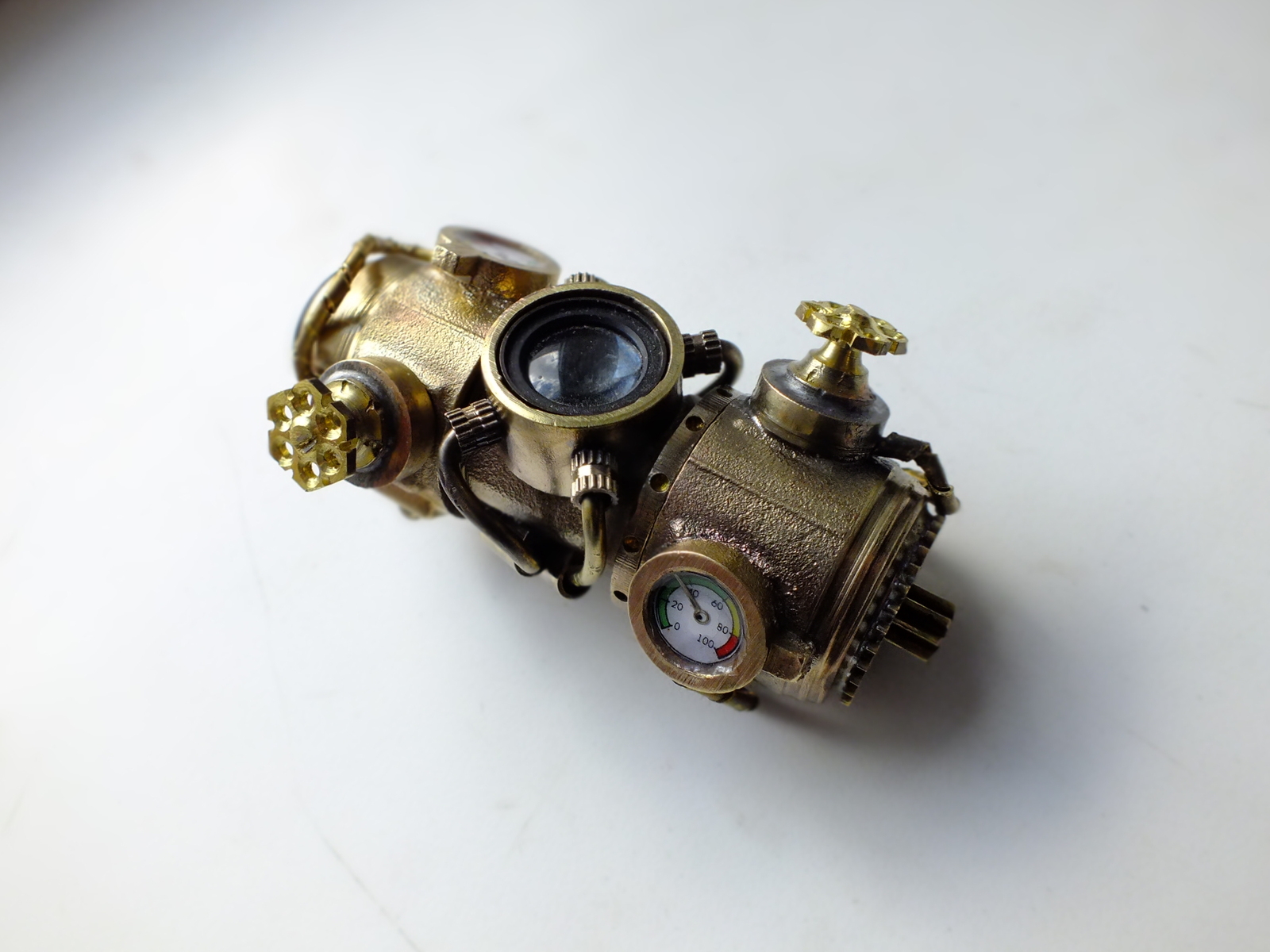 Diesel cyber steampunk flash drive))) - My, Flash drives, Dieselpunk, Steampunk flash drive, Cyberpunk, , Video, Longpost