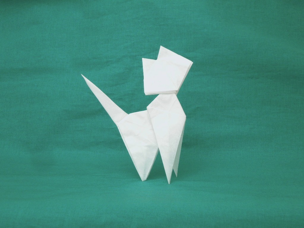 origami cats - My, Origami, Paper, cat, Longpost