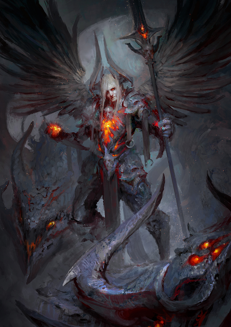 Demon Art of Goetia - Art, Goetia Demons, Demon, Longpost