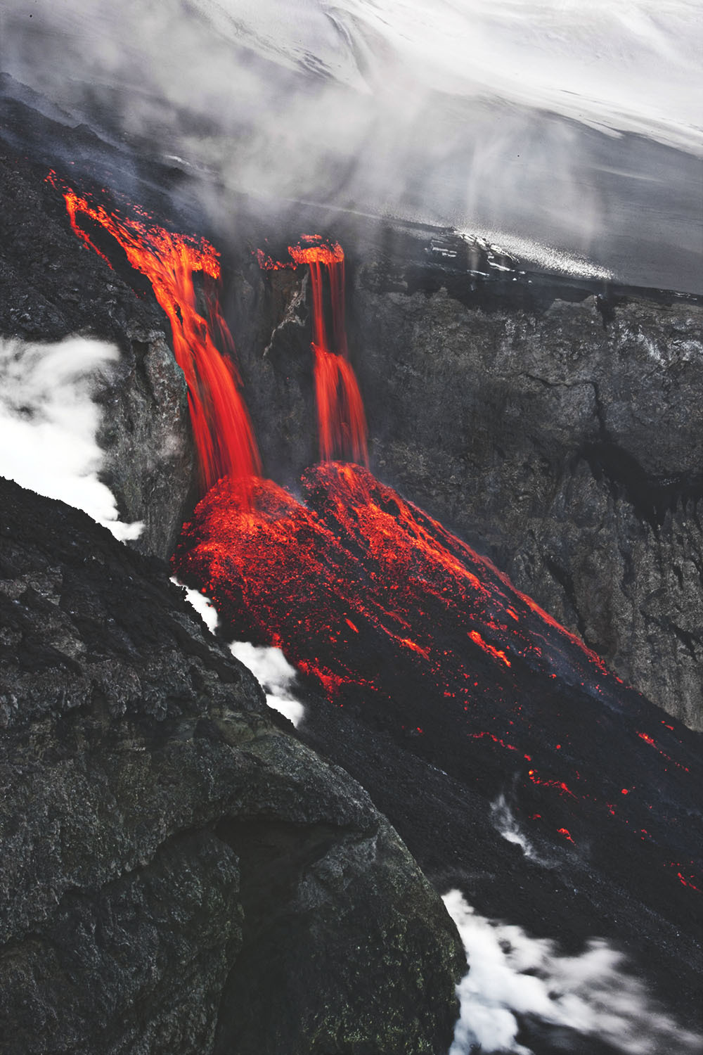 Lava post. - The photo, , Magma, Eruption, Longpost, Eruption