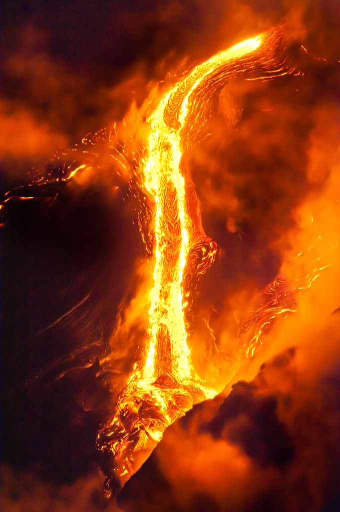 Lava post. - The photo, , Magma, Eruption, Longpost, Eruption