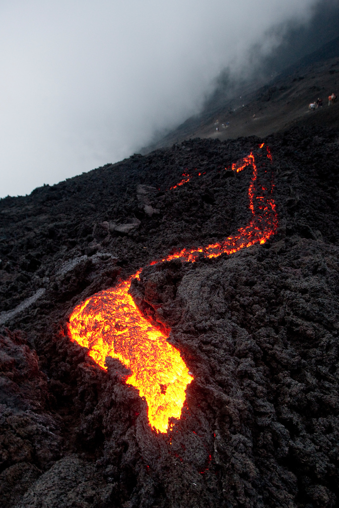 Lava post. - The photo, , Magma, Eruption, Longpost, Eruption