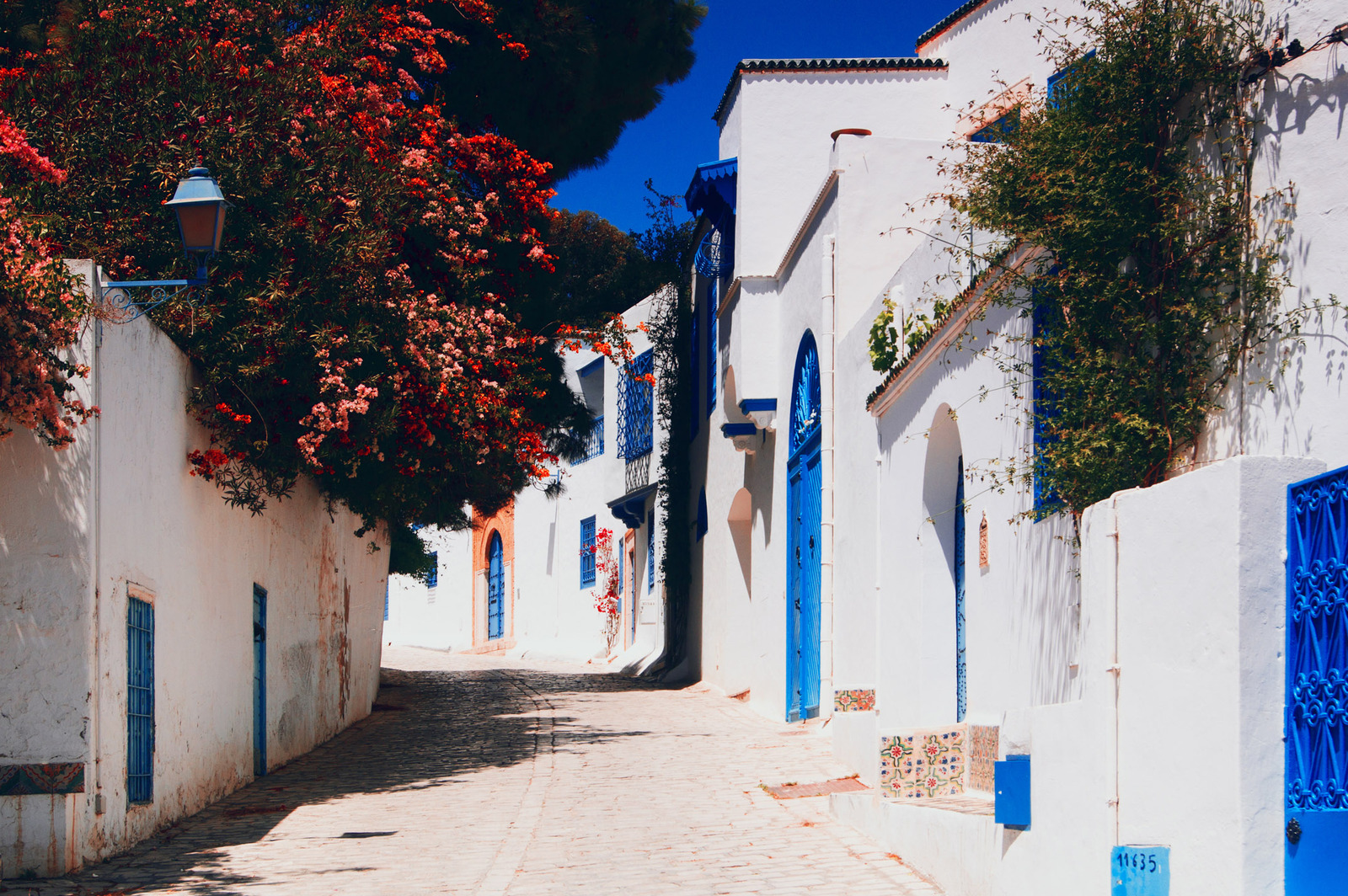 Ancient street of romantic Sidi Bou Said, Tunisia - My, Travelers, Tunisia, Africa, The photo, Travels, The street, Streetview