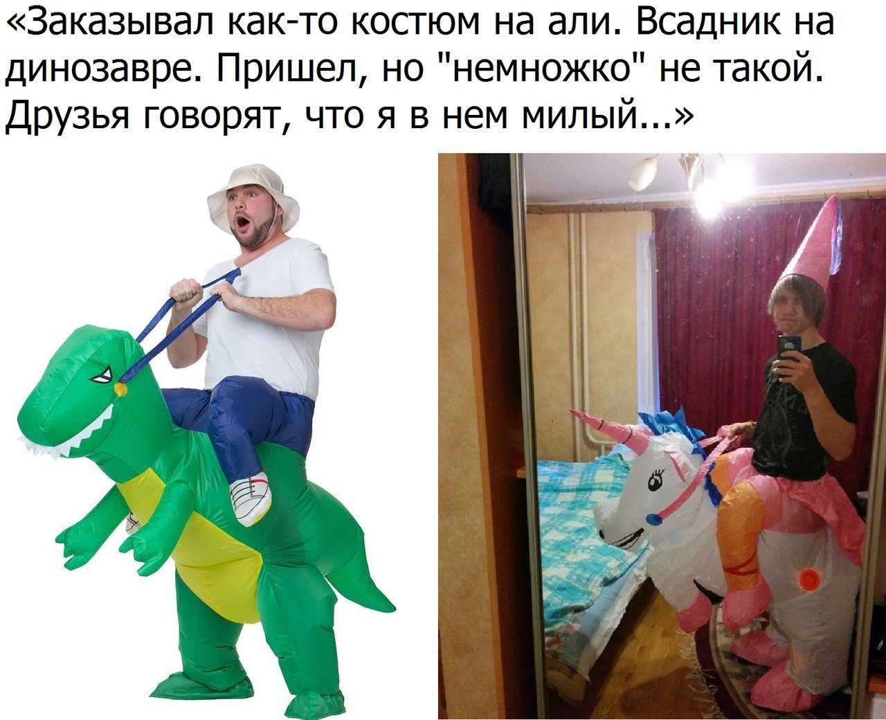 Expectations vs Reality - Expectation and reality, AliExpress, Dinosaurs, Costume