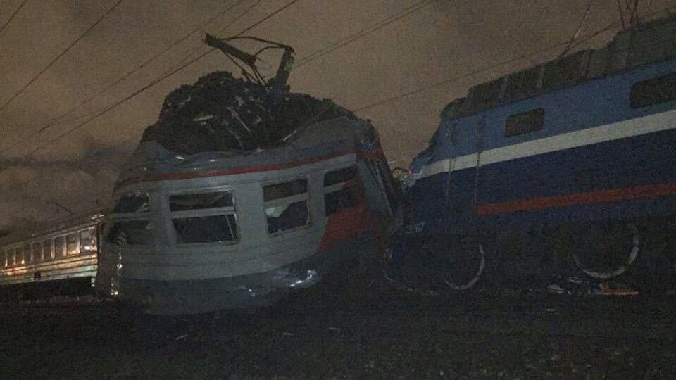 Accident in Moscow - Russian Railways, Crash