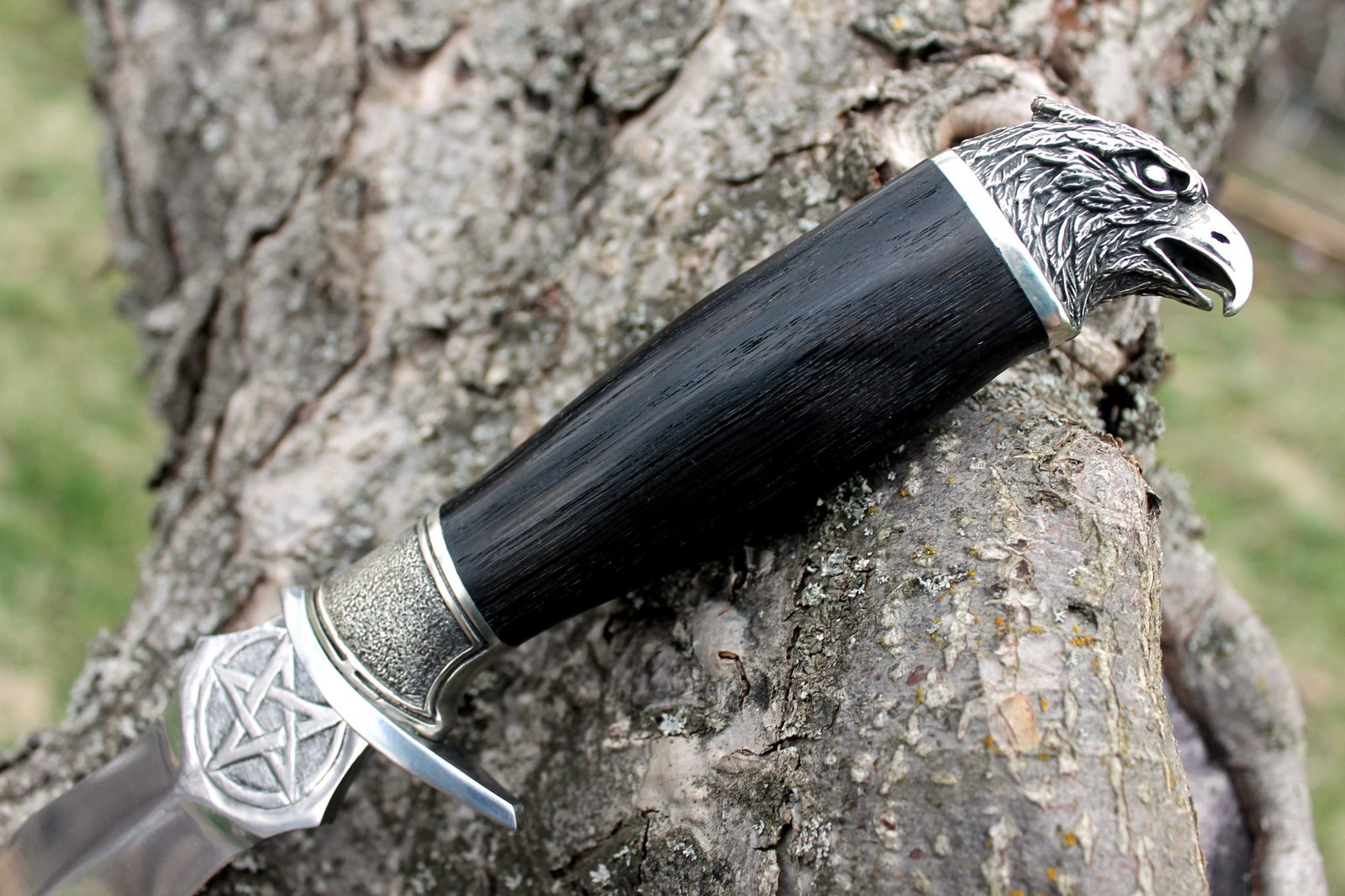 Knife Blood eagle - My, Knife, Handmade, Forging, Blacksmith, Longpost, Engraving