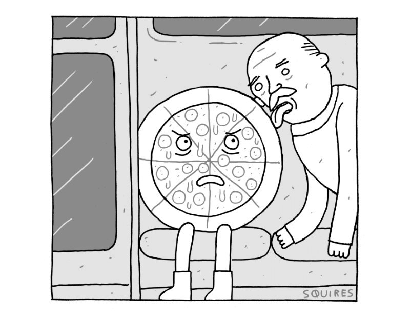 Pizza - Comics, Saudadecomics, Moonbeard, Pizza, Longpost