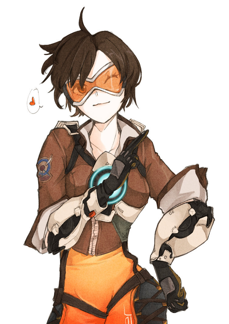 Cheers love! - Tracer, Overwatch, Blizzard, Game Art, Ggyul