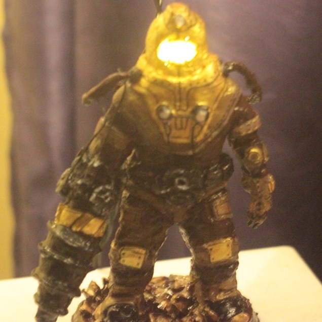 Big Daddy - My, BioShock, , , Handmade, Longpost, Big Daddy